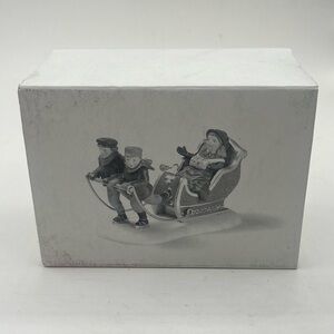 Vintage Dept 56 Winter Sleighride #5825-4 Heritage Village Collection W/ Box